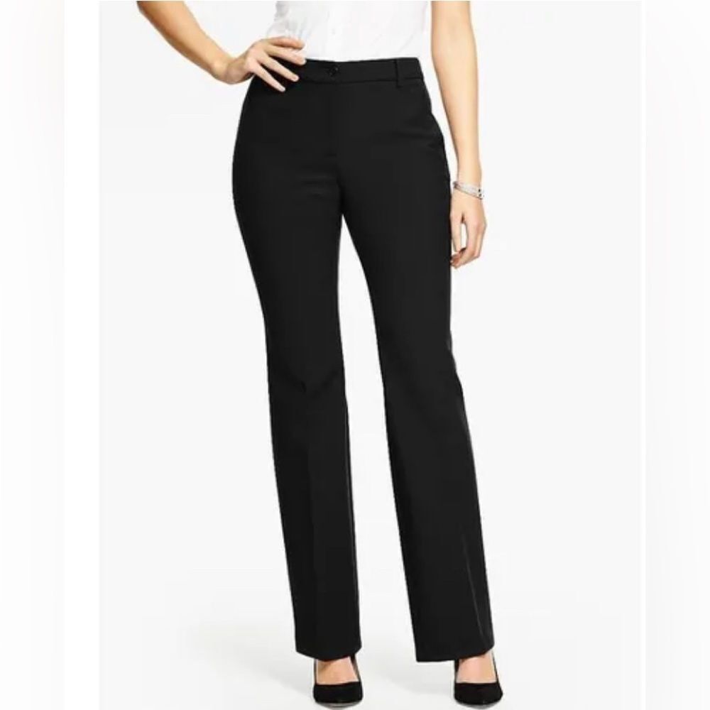 Talbots black Raleigh pants Sz 8 NWOT